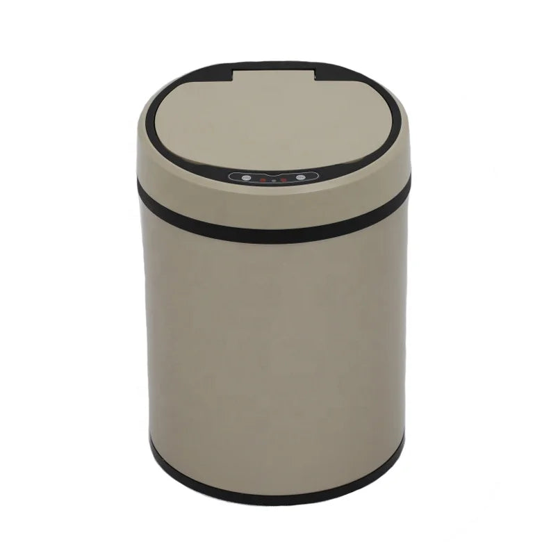 Office Stationery 3 Size Black Metal Mesh Trash Can Wire Metal Mesh Paper Waste Bin