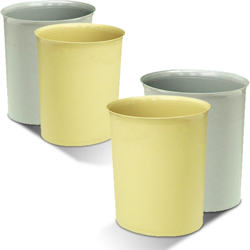 Household Multifunctional Plastic Oval Trash Can 10 Liters Clean Trash Can