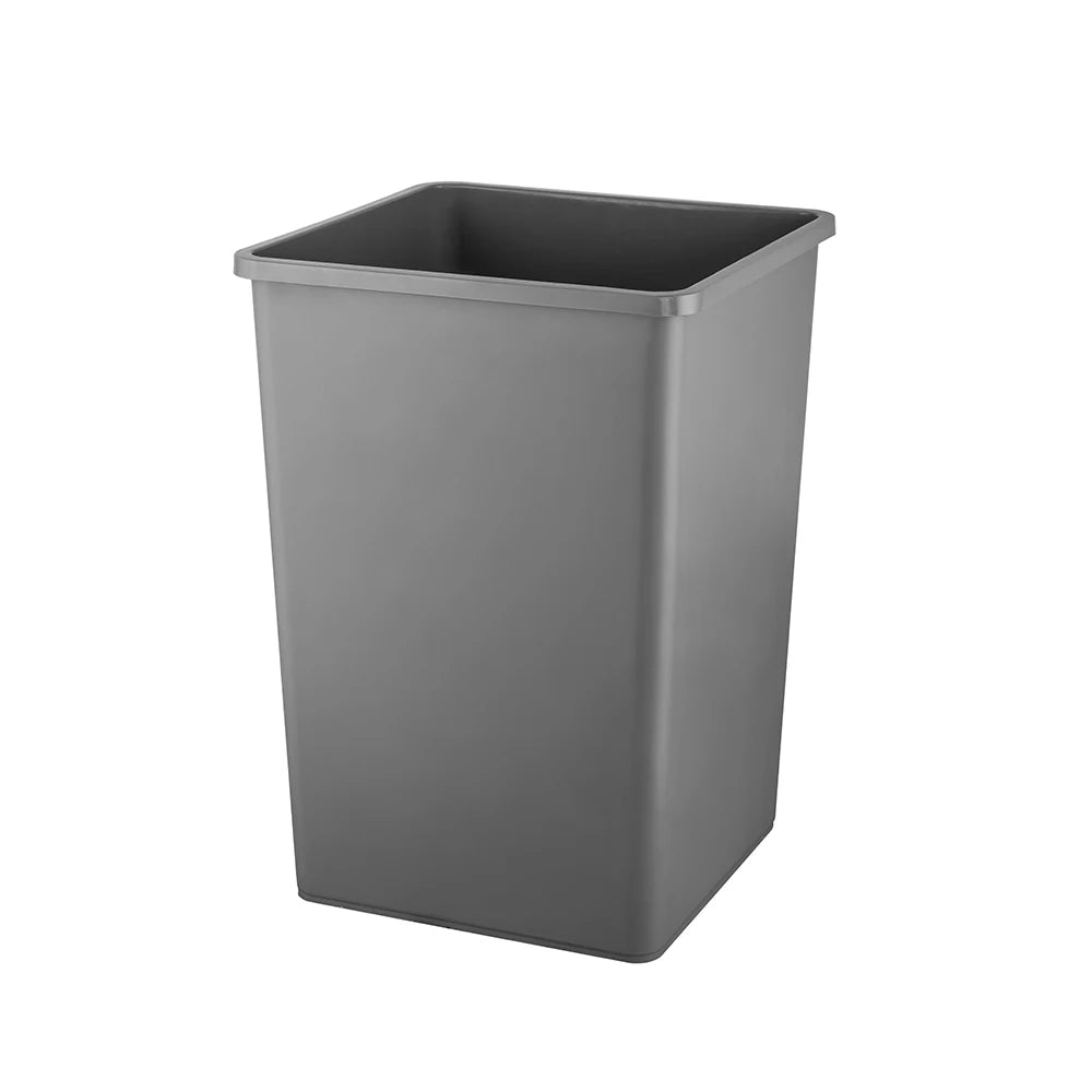 Hotel Plastic Dust Bin Grey square 35 50 Gallon Trash Can